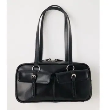 MOUSSY FAUX LEATHER SHOULDER 백 블랙