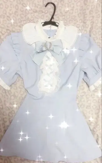 시크릿허니 셋업 스카이블루 시크릿허니 양산형 지뢰계 레어