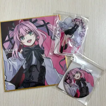 도쿄 에이리언즈 나데시코 라이카 아크릴 스탠드, 캔뱃지, 미니 색지 세트