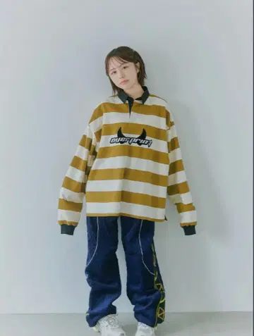 오버프린트 BIG Rugby Shirts BOADER