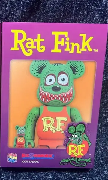 BE@RBRICK RAT FINK 400% 피규어 랫핑크