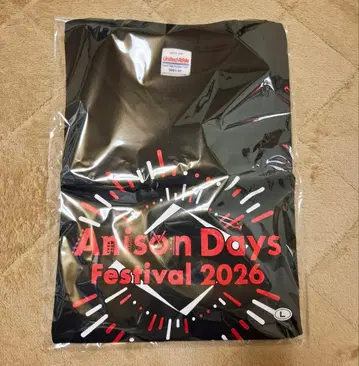 애니송 데이즈 페스티벌 2026 티셔츠 (L) 애니송 데이즈