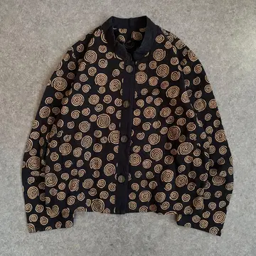 빈티지 가디건 겉옷 자켓 올 패턴 일본풍 패턴