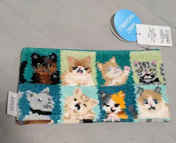 룩! 마이캣 플랫 파우치 FEILER 고양이 지갑 페이러