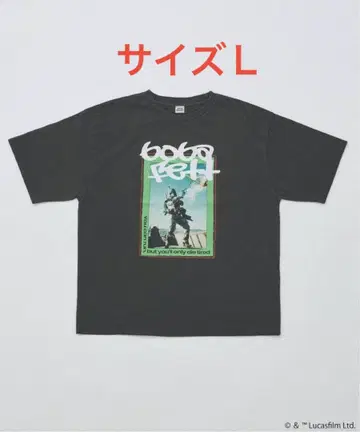 STAR WARS / 스타 워즈 별주 프린트 T셔츠 블랙 C