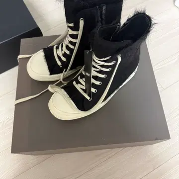 릭오웬스 헤어리 송치 라몬즈 하이