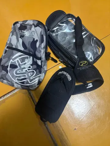 퍼즐 디자인 파우치 다이와 스마트폰 케이스 등 소형 묶음 판매