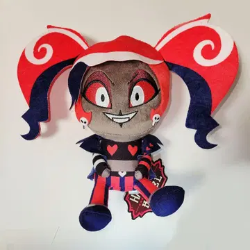 해즈빈 호텔에 오신 것을 환영합니다 앉은 봉제 인형 벨벳