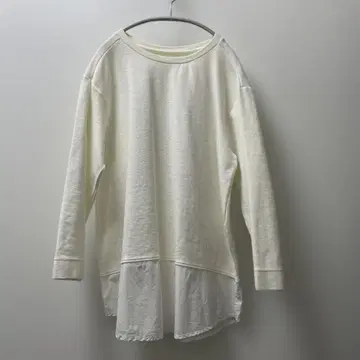 팔라스 팰리스 긴팔 화이트 T셔츠 두꺼운 원단 프리 사이즈