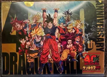 드래곤볼 40th 메탈 클리어 파일 원기옥 축제 손오공 한정판