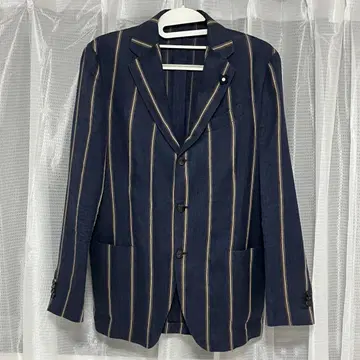 LARDINI 테일러드 자켓 네이비 계열