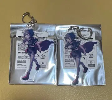 뱅드림 10th 캔뱃지 복권 아크릴 키링 미타케 란 2개