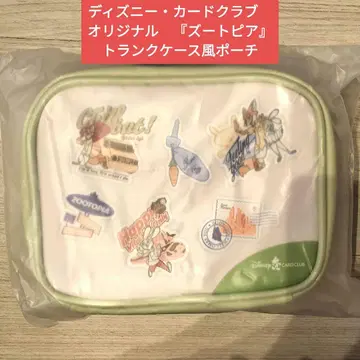 디즈니 카드클럽 오리지널 [주토피아] 트렁크 케이스풍 파우치