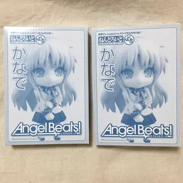 새상품 넨도로이드 푸치 카나데 2개 세트 엔젤비트 천사 카나데 카드 포함