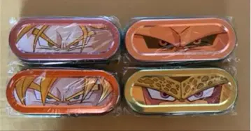 드래곤볼 멀티 캔 케이스 4개 세트 레트로 필통