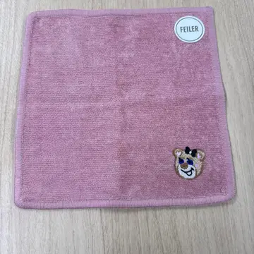 새상품 러브러리 바이 페이 페이 핑크 페이러 올드 테디 자수 손수건