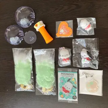 산리오 포차코 플로키 캡슐 지팡이 피규어 마스코트