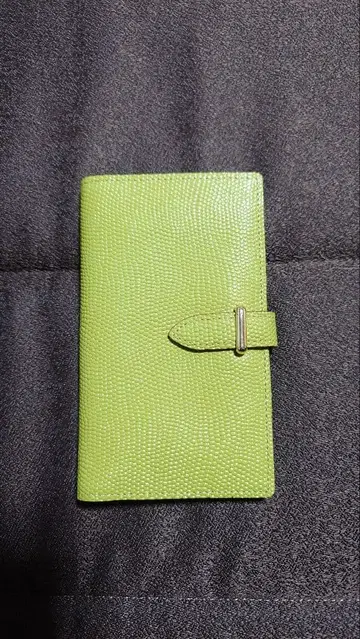 이단 접이식 리자드 엠보 카드 케이스