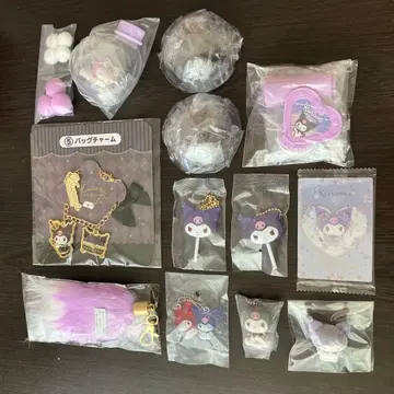산리오 쿠로미 드롭풍 캔디 참 캐릭터 복슬복슬 케이스 마스코트