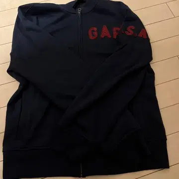 GAP 네이비 풀 집업 후드티 크롭 기장, 스트릿