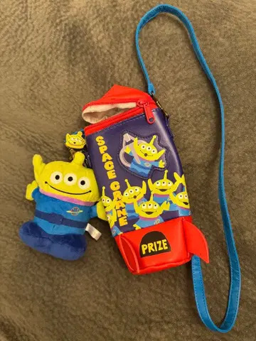 토이스토리 에이리언 봉제 인형 숄더백 세트 디즈니