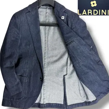 J7227 새상품급 라르디니 데님 테일러드 자켓 인디고 50