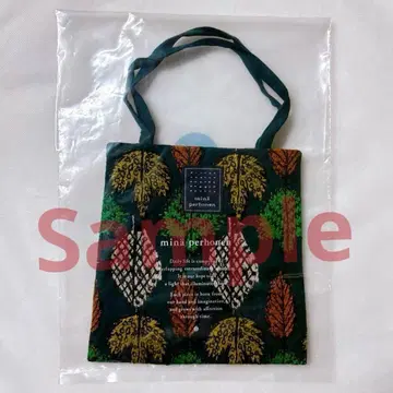 미사용 새상품 mina perhonen lehti 미니 백 그린