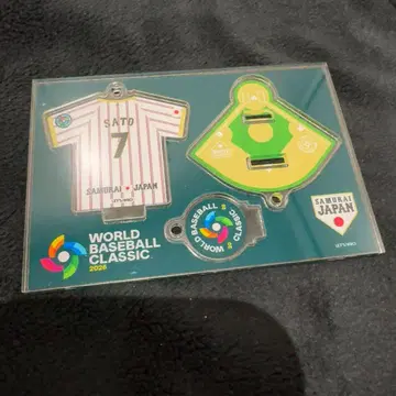 2026년 WBC 사무라이 재팬 아크릴 스탠드 키링 사토 테루아키