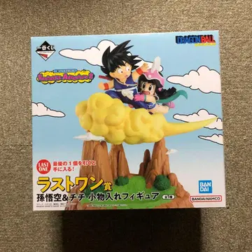 제일복권 드래곤볼 라스트 원 상 손오공 & 치치 소품함 피규어