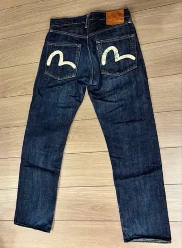 evisu 에비수 데님 팬츠 화이트 카모메 사이즈 30 x 35