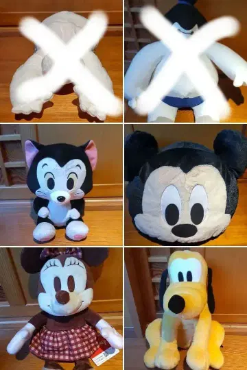 디즈니 6종 세트 봉제 인형