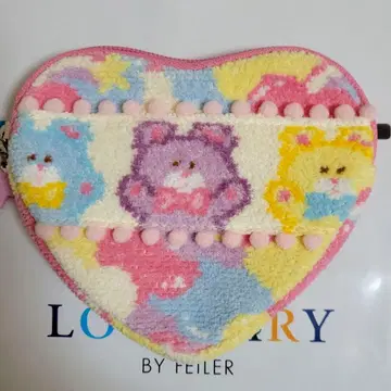 미사용 페이러 x 스위머 드리미 베어 하트형 파우치