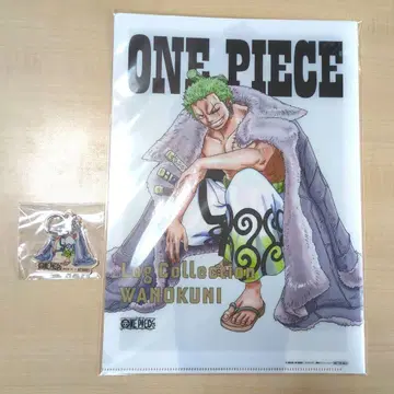 원피스 로그 컬렉션 구매 혜택 2 조로 키링 클리어 파일