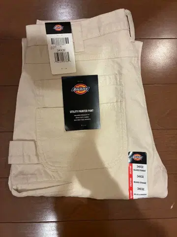 Dickies 유틸리티 페인터 팬츠 34x32 베이지