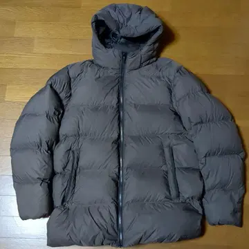 유니클로 파우더 소프트 다운 자켓 XL 다크 브라운