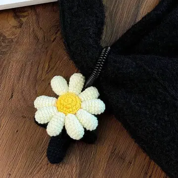 G-DRAGON 지용 데이지 크로셰 뜨개질 키링