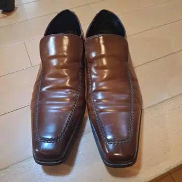 후프 드 두 가죽 신발 비즈니스 슈즈 브라운