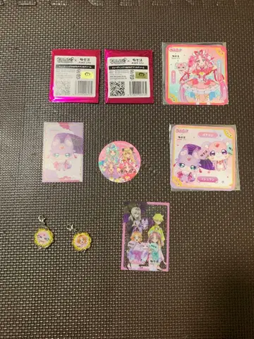 명탐정 프리큐어 극락탕 코스터 스티커 이어지는 아크릴 참