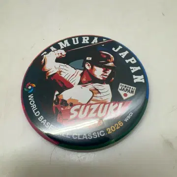 2026 WBC 사무라이 재팬 캔뱃지 스즈키 세이야