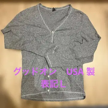 Good On 가디건 L 표기 미국제 굿온 M L 중간 정도