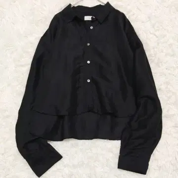 630 25SS 이에나 라미 리오셀 숏 셔츠 상의 긴팔 블랙