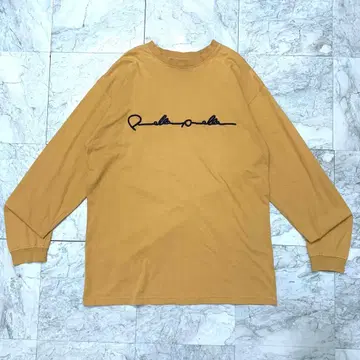 pelle pelle 롱T 셔츠 긴팔 로고 자수 XL B계