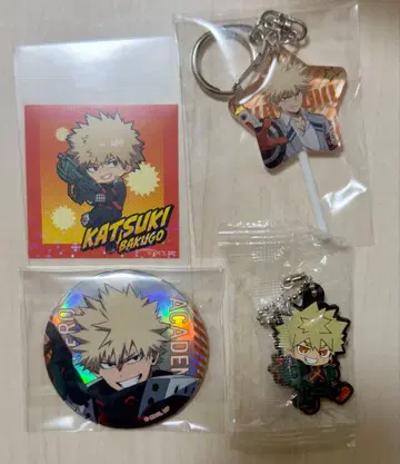 히로아카 바쿠고 카츠키 굿즈 묶음 판매 4점 세트