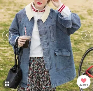 [ 새상품 ] BONLECILL 2way 옷깃 코듀로이 데님 커버올