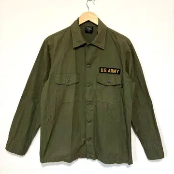 [ 새상품급 ] 알파인더스트리 유틸리티 셔츠 US ARMY L 다크 그린