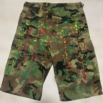 한국군 밀리터리 하프 팬츠 리메이크