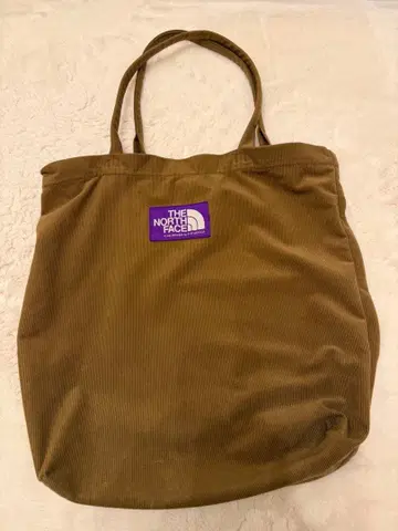 더 노스페이스 퍼플 라벨 코듀로이 토트백