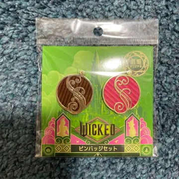 위키드 두 마녀 핀 배지 세트 핀 배지