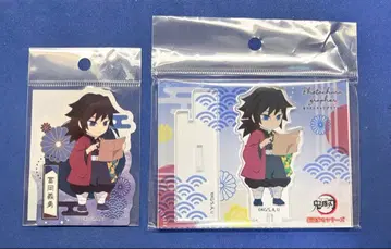 귀멸의 칼날 가도 아루키 시리즈 사진 캐릭터 그래프 스티커 토미오카 기유