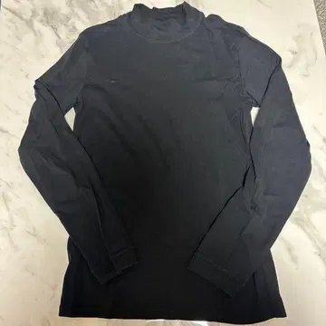 Giorgio Armani 블랙 모크넥 셔츠 52/36